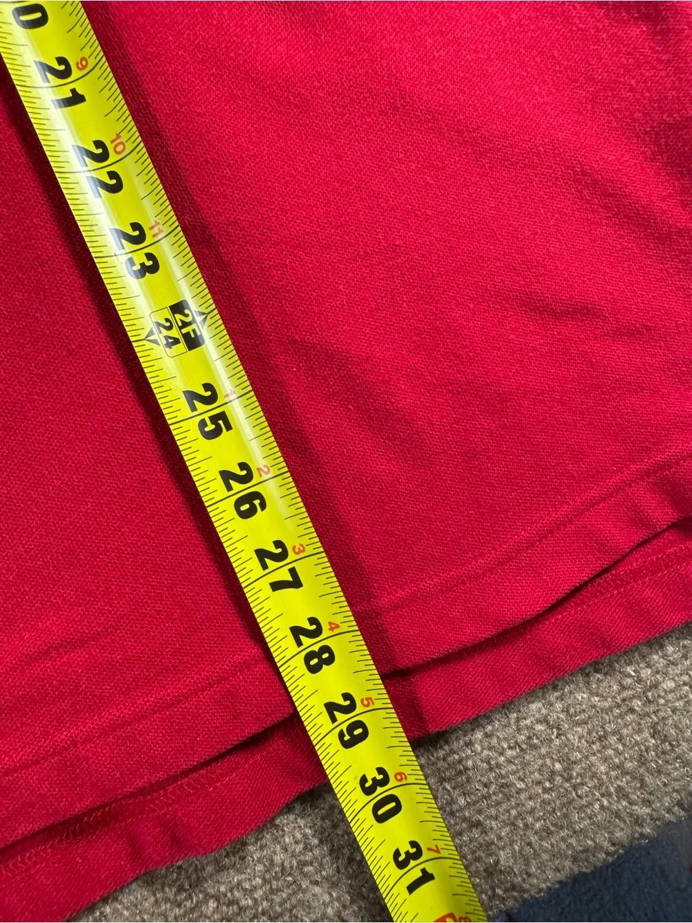 Chaps Ralph Lauren Polo Mens‎ Big and Tall 2XL XXL XXG Red Short Sleeve